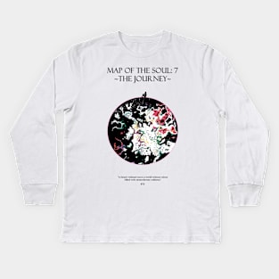 MAP OF THE SOUL: 7 ~ The Journey ~ Moon Dark Kids Long Sleeve T-Shirt